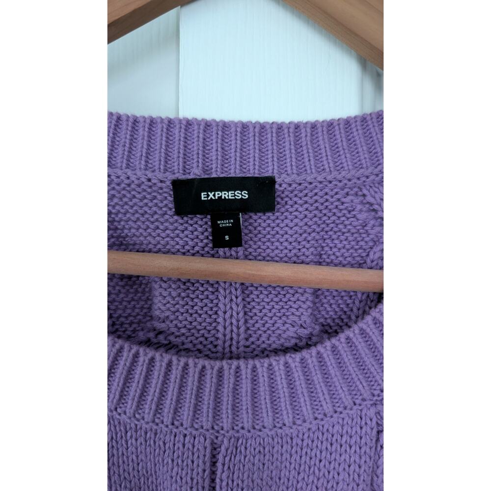 Express Chunky Cableknit Sweater - Picture 3 of 5